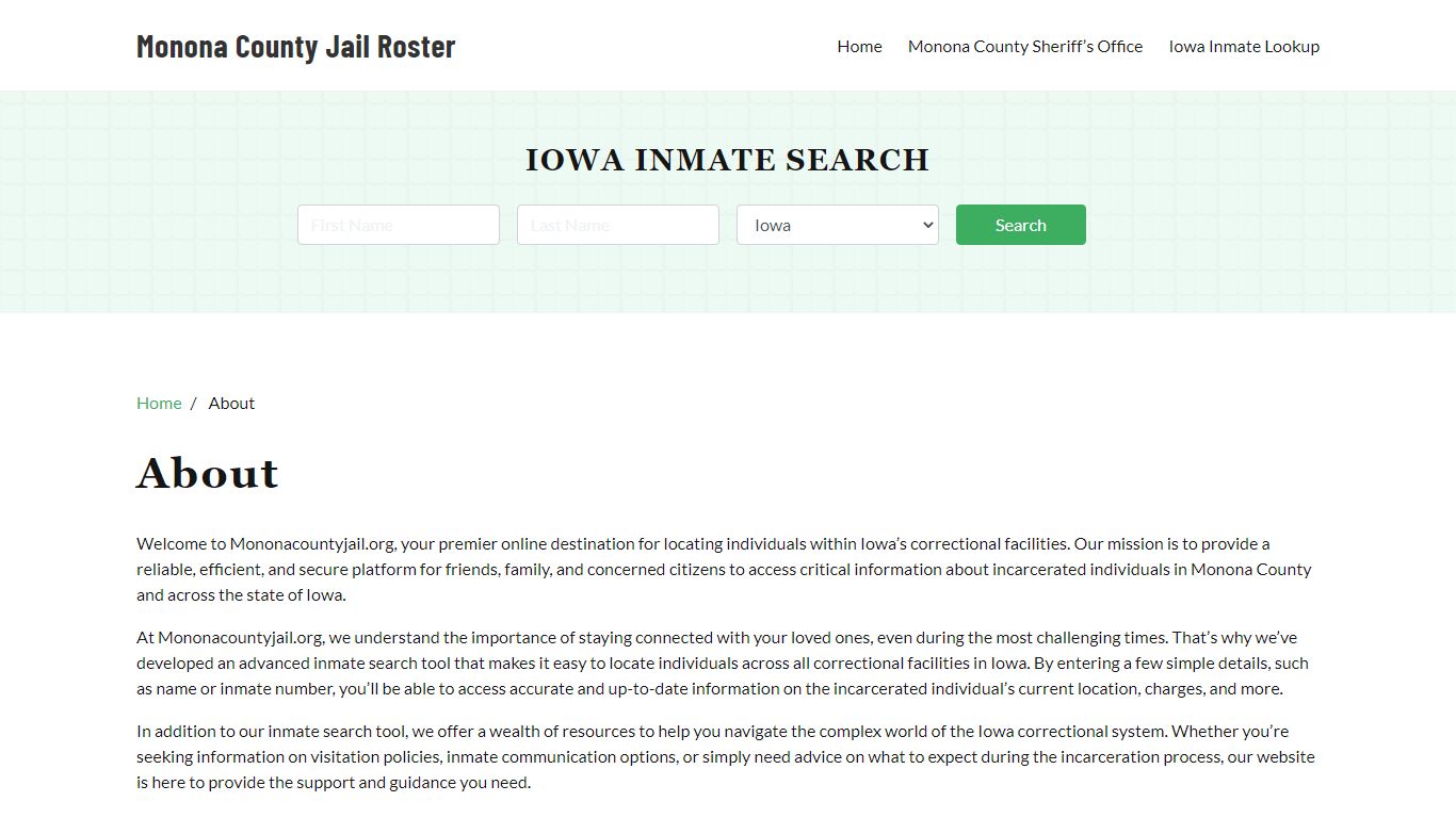 About - mononacountyjail.org